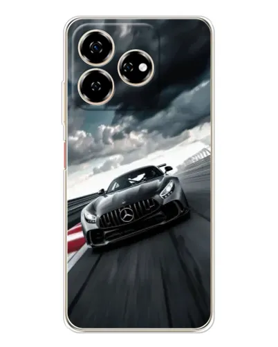 Чехол для ZTE Nubia V60 с картинкой «Гоночный Mercedes AMG»
