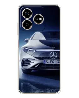 Чехол для ZTE Nubia V60 с картинкой «Mercedes EQ — будущее»