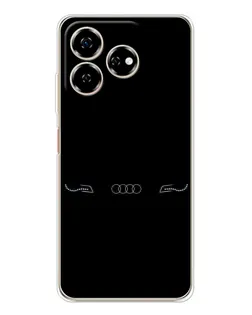 Чехол для ZTE Nubia V60 с картинкой «Audi — световой подпись»