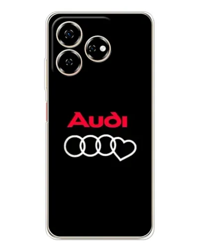 Чехол для ZTE Nubia V60 с картинкой «Логотип Audi Heart»