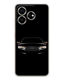 Чехол для ZTE Nubia V60 с картинкой «Audi — ночной контур» Чехол для ZTE Nubia V60 с картинкой «Audi — ночной контур»