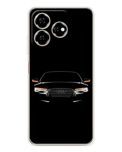 Чехол для ZTE Nubia V60 с картинкой «Audi — ночной контур»