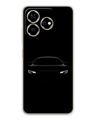 Чехол для ZTE Nubia V60 с картинкой «Взгляд Audi в темноте»