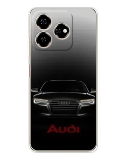 Чехол для ZTE Nubia V60 с картинкой «Audi — градиентный контур» Чехол для ZTE Nubia V60 с картинкой «Audi — градиентный контур»