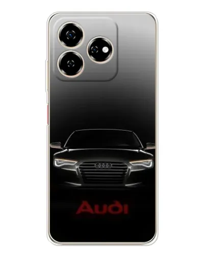 Чехол для ZTE Nubia V60 с картинкой «Audi — градиентный контур»