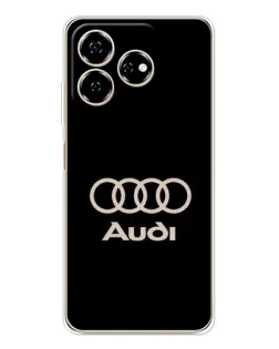 Чехол для ZTE Nubia V60 с картинкой «Audi — золотой логотип» Чехол для ZTE Nubia V60 с картинкой «Audi — золотой логотип»