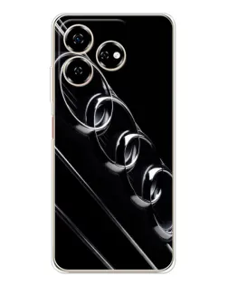 Чехол для ZTE Nubia V60 с картинкой «Audi — абстрактные кольца» Чехол для ZTE Nubia V60 с картинкой «Audi — абстрактные кольца»