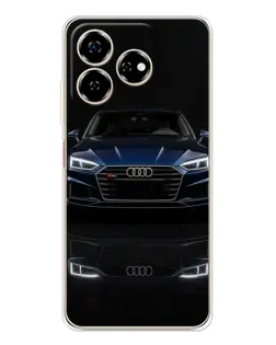Чехол для ZTE Nubia V60 с картинкой «Audi — ночное отражение» Чехол для ZTE Nubia V60 с картинкой «Audi — ночное отражение»