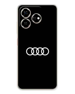 Чехол для ZTE Nubia V60 с картинкой «Audi White Logo» Чехол для ZTE Nubia V60 с картинкой «Audi White Logo»