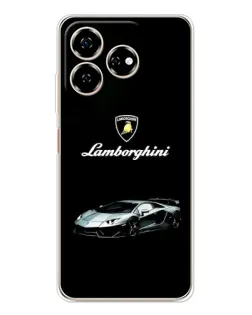 Чехол для ZTE Nubia V60 с картинкой «Логотип Lamborghini классика»