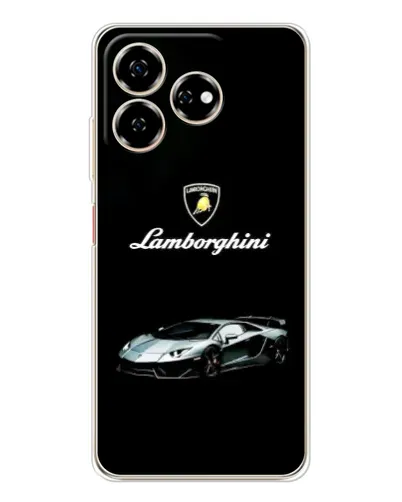 Чехол для ZTE Nubia V60 с картинкой «Логотип Lamborghini классика»