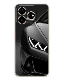 Чехол для ZTE Nubia V60 с картинкой «Lamborghini фары детализация»