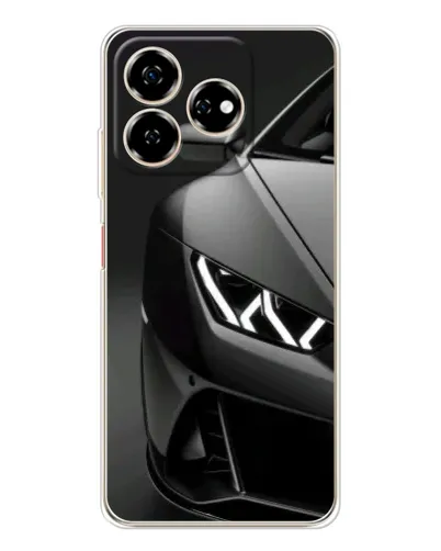 Чехол для ZTE Nubia V60 с картинкой «Lamborghini фары детализация»