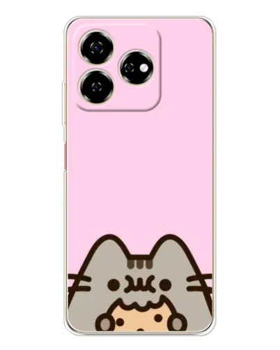 Чехол для ZTE Nubia V60 с картинкой «Pusheen и печенье» Чехол для ZTE Nubia V60 с картинкой «Pusheen и печенье»
