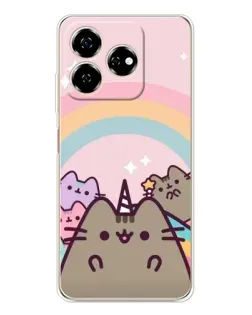 Чехол для ZTE Nubia V60 с картинкой «Единорог Pusheen»