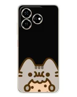 Чехол для ZTE Nubia V60 с картинкой «Пушин на черном» Чехол для ZTE Nubia V60 с картинкой «Пушин на черном»