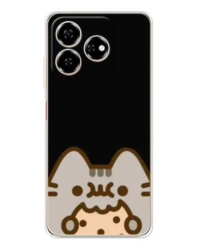 Чехол для ZTE Nubia V60 с картинкой «Пушин на черном» Чехол для ZTE Nubia V60 с картинкой «Пушин на черном»