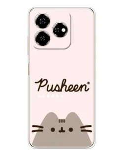 Чехол для ZTE Nubia V60 с картинкой «Pusheen логотип» Чехол для ZTE Nubia V60 с картинкой «Pusheen логотип»