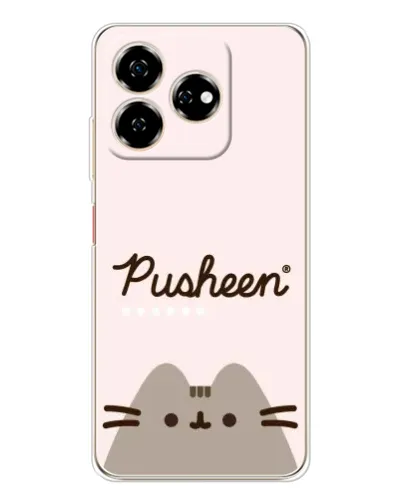 Чехол для ZTE Nubia V60 с картинкой «Pusheen логотип» Чехол для ZTE Nubia V60 с картинкой «Pusheen логотип»