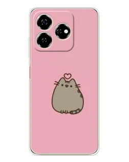 Чехол для ZTE Nubia V60 с картинкой «Pusheen сердце» Чехол для ZTE Nubia V60 с картинкой «Pusheen сердце»