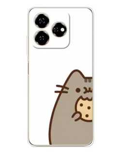 Чехол для ZTE Nubia V60 с картинкой «Пушин с печеньем» Чехол для ZTE Nubia V60 с картинкой «Пушин с печеньем»