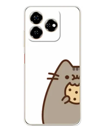 Чехол для ZTE Nubia V60 с картинкой «Пушин с печеньем» Чехол для ZTE Nubia V60 с картинкой «Пушин с печеньем»
