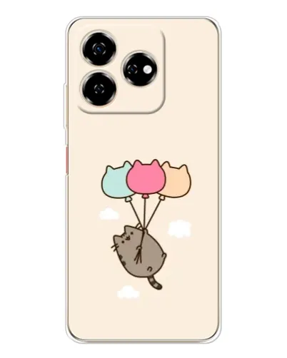 Чехол для ZTE Nubia V60 с картинкой «Пушин на шариках» Чехол для ZTE Nubia V60 с картинкой «Пушин на шариках»