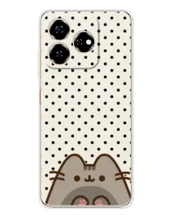 Чехол для ZTE Nubia V60 с картинкой «Пушин в горошек» Чехол для ZTE Nubia V60 с картинкой «Пушин в горошек»