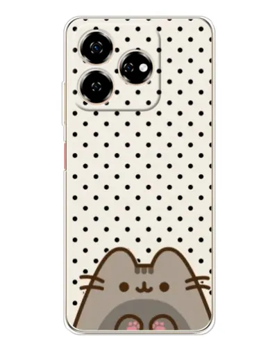 Чехол для ZTE Nubia V60 с картинкой «Пушин в горошек» Чехол для ZTE Nubia V60 с картинкой «Пушин в горошек»