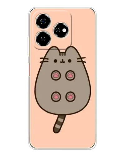 Чехол для ZTE Nubia V60 с картинкой «Пушин пузиком кверху» Чехол для ZTE Nubia V60 с картинкой «Пушин пузиком кверху»