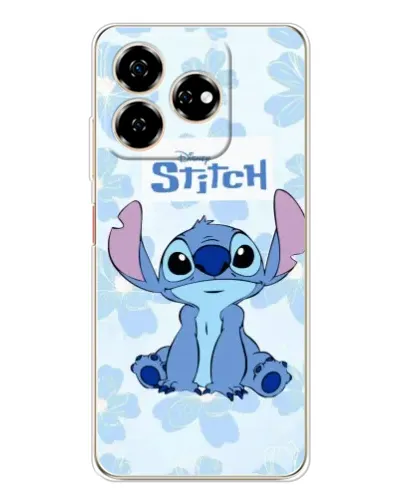 Чехол для ZTE Nubia V60 с картинкой «Stitch среди цветов» Чехол для ZTE Nubia V60 с картинкой «Stitch среди цветов»
