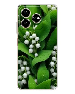Чехол для ZTE Nubia V60 с картинкой «Ландыши в зелени» Чехол для ZTE Nubia V60 с картинкой «Ландыши в зелени»