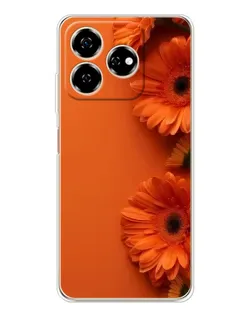 Чехол для ZTE Nubia V60 с картинкой «Оранжевые герберы» Чехол для ZTE Nubia V60 с картинкой «Оранжевые герберы»