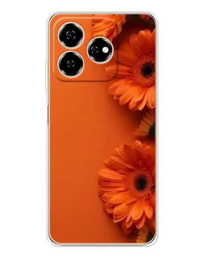 Чехол для ZTE Nubia V60 с картинкой «Оранжевые герберы» Чехол для ZTE Nubia V60 с картинкой «Оранжевые герберы»