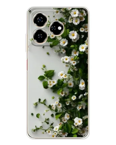 Чехол для ZTE Nubia V60 с картинкой «Ветка мелких белых цветов» Чехол для ZTE Nubia V60 с картинкой «Ветка мелких белых цветов»
