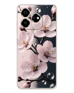 Чехол для ZTE Nubia V60 с картинкой «Нежная сакура и капли» Чехол для ZTE Nubia V60 с картинкой «Нежная сакура и капли»