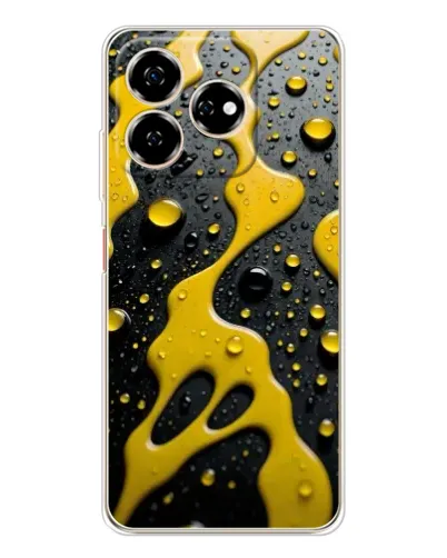 Чехол для ZTE Nubia V60 с картинкой «Жидкое желтое золото» Чехол для ZTE Nubia V60 с картинкой «Жидкое желтое золото»