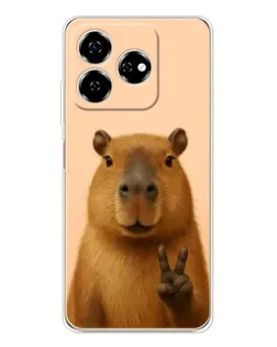 Чохол для ZTE Nubia V60 з картинкою «Капібара вікторія» Чохол для ZTE Nubia V60 з картинкою «Капібара вікторія»