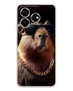 Чохол для ZTE Nubia V60 з картинкою «Капібара золотий ланцюг» Чохол для ZTE Nubia V60 з картинкою «Капібара золотий ланцюг»