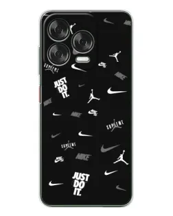 Чохол для ZTE Nubia V70 Design з картинкою «Nike Black Pattern» Чохол для ZTE Nubia V70 Design з картинкою «Nike Black Pattern»