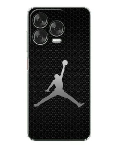 Чехол для ZTE Nubia V70 Design с картинкой «Jordan Dark Carbon»