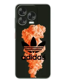 Чехол для ZTE Nubia V70 Design с картинкой «Оранжевый дым Adidas» Чехол для ZTE Nubia V70 Design с картинкой «Оранжевый дым Adidas»