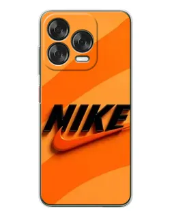 Чехол для ZTE Nubia V70 Design с картинкой «Оранжевый драйв Nike»