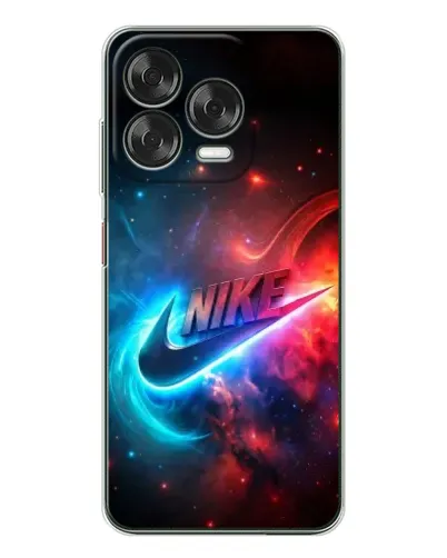 Чехол для ZTE Nubia V70 Design с картинкой «Огненный логотип Nike»