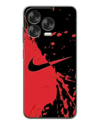 Чехол для ZTE Nubia V70 Design с картинкой «Красные брызги Nike» Чехол для ZTE Nubia V70 Design с картинкой «Красные брызги Nike»