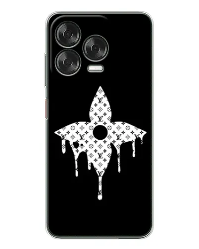 Чехол для ZTE Nubia V70 Design с картинкой «Цветочная монограмма» Чехол для ZTE Nubia V70 Design с картинкой «Цветочная монограмма»