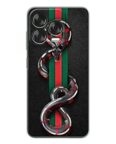 Чехол для ZTE Nubia V70 Design с картинкой «Gucci — змея на полосе» Чехол для ZTE Nubia V70 Design с картинкой «Gucci — змея на полосе»