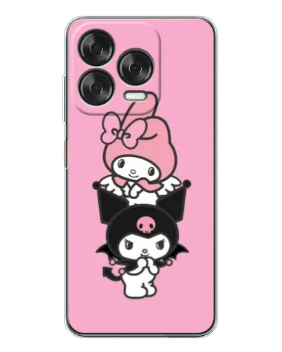 Чехол для ZTE Nubia V70 Design с картинкой «My Melody и Kuromi»