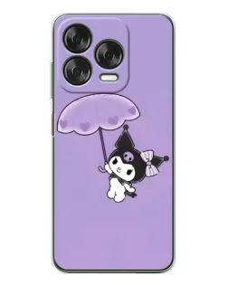Чехол для ZTE Nubia V70 Design с картинкой «Kuromi с зонтиком» Чехол для ZTE Nubia V70 Design с картинкой «Kuromi с зонтиком»