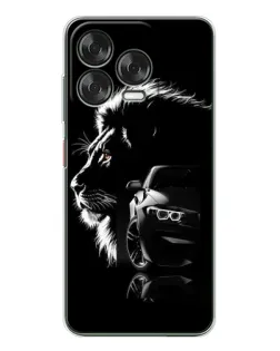 Чехол для ZTE Nubia V70 Design с картинкой «BMW и лев» Чехол для ZTE Nubia V70 Design с картинкой «BMW и лев»